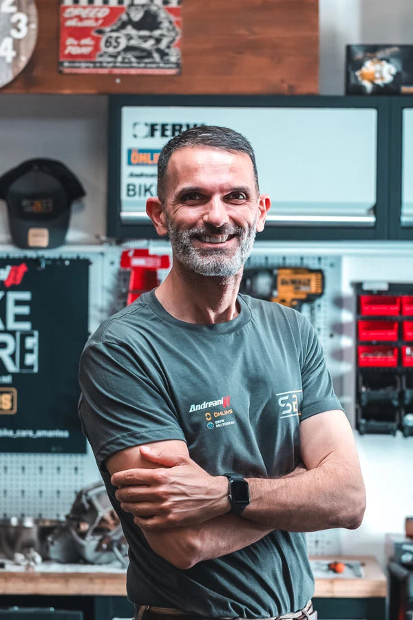 Luca, assistente service SBH BikerHub